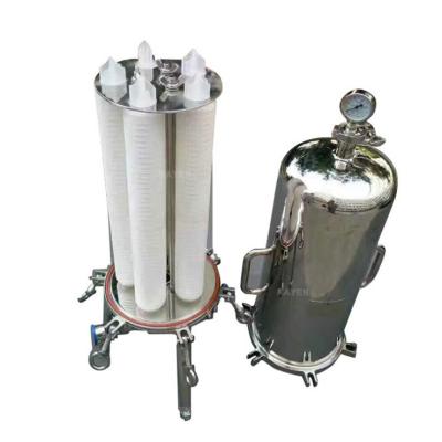 China food & Beverage Plant Industrial Single Cartridge Filter Housing For Water Treatment Core Filter for sale