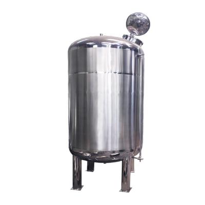 China Food Processing Industries Silo Storage SUS304 Or 316L Stainless Steel Water Tank 10000 Liters for sale