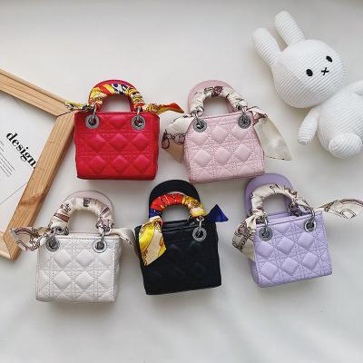 China Fashion Designer Luxury Little Girls Inspired Bags Shoulder Body Children Mini Bags Designer Handbag Kids Cross Purse for sale