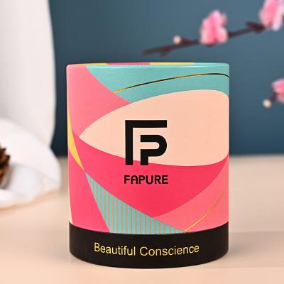 China PAPDEG handmade cosmetic packaging10ml 15ml 20ml 30ml 50ml 100ml recycled kraft paper cardboard black brown white paper tube for sale