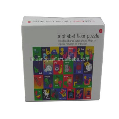 China Cartoon Toy 28 Pcs Alphabet Puzzle For Children for sale