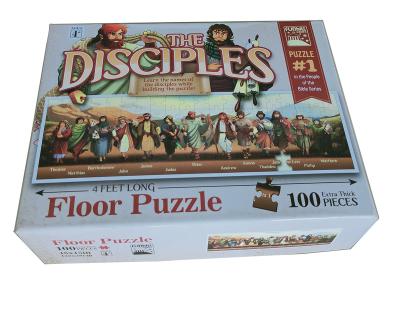 China Cartoon Toy 100P Big Piece Puzzle In Color Box for sale