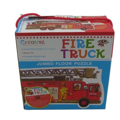 China Cartoon Toy Fire Truck Floor Puzzle for Children, 48P for sale