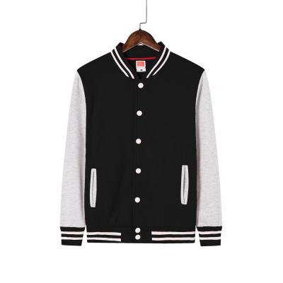 China 2022 Saco logo OEM simple men's baseball jacket QUICK DRY custom casual vintage stripe base varsity winter coat for sale