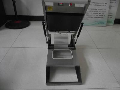 China 350 Tray/h Manual Tray Sealing Machine Packaging Machinery Manual Fast Food Sealer for sale