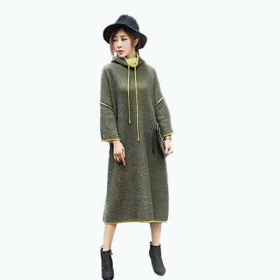 China Plus Size 2021 Fashion High Quality Breathable QUICK DRY Casual Women Dress Knit Lady Elegant Midi Summer Dress for sale