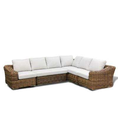 China Wholesale All Weather Outdoor Sectional Outdoor Patio Furniture Waterproof Large Double Seater Sofa Outdoor Sofa for sale