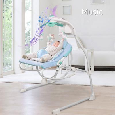 China 2022 Materials Eco-friendly Baby Bouncer Cradle Cradle Swing Rocker Baby Bouncer Electric Baby Bouncer Newborn Baby Bouncer Swing Rocker Chairs for sale