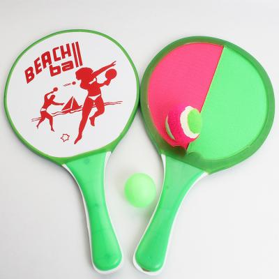 China Hot Sale Beach Paddle Throw Hook Ball Game Children Beach Play Sticky Beach Magic Sport Set Outdoor for sale