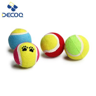 China Sports Game Wholesale Colored Tennis Ball Custom Logo With Tennis Ball Packaging Tennis Ball for sale