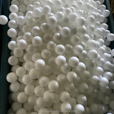 China Sports Toy DECOQ PP 40mm Pingpang Standard White Seamless Ball for sale