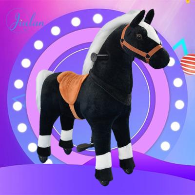 China Ride on Toy Power Pony Kids Ride on Stuffed Toy Mechanical Riding Machine and Plush Toys for sale