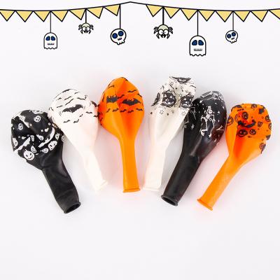 China Halloween Balloon Set Latex Balloons 100 Pcs Party Dress Up Halloween Latex Balloons Customizable Halloween Balloon Garland for sale