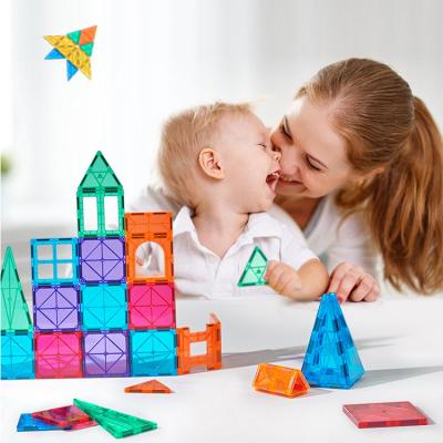 China Construction Toy Magnetic Building Sticks Blocks Toys Magnetic Blocks With Light Learning Educational Wooden Building Blocks for sale