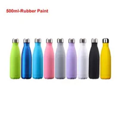 China Durable Metal Wide Mouth Insulated Water Bottle Stainless Steel Double Wall Ware Water Bottles Termos Amazing Matte Matte Cola Shape for sale