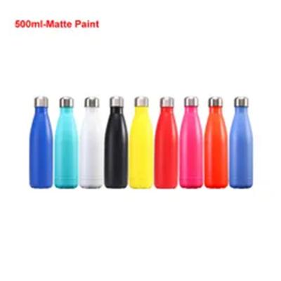 China 500ml Viable Insulated Thermos Fashion Custom Colorful Printing Accept Vacuum Flask Stainless Steel Water Bottle for sale