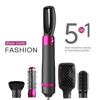 China 2023 Foldable New Trend Professional Full Styler 5 in 1 Hot Airbrush Styler Wrap 5 in 1 Electric Hair Styler Blow Dryer Brush for sale