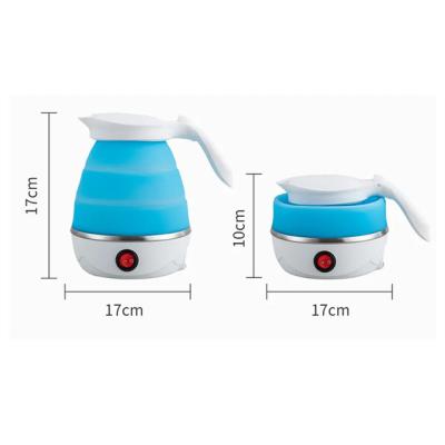 China High Quality Outdoor Portable Mini Folding Electric Collapsible Silicone Kettle Collapsible Kettle Boil-Dry Kettle for sale