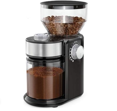 China Small Adjustable Fixed Electric Coffee Bean Grinder Coffee Grinder Stainless Steel Espresso Burr 16 Hotel Coffee Grinder for sale