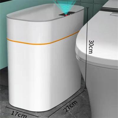 China Touchless Hotel Bathroom Smart Automatic Intelligent Kitchen Plastic Rubbish Rubbish Bins Viable Sensor Smelling Rubbish Bin for sale