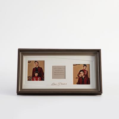 China High Quality Modern Rectangle Die Cut Opens Resin Photo Frame for sale