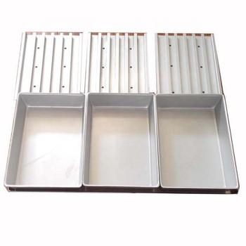 China Industrial Freezing Tray Aluminum Pan Set 3 in 1 for Contact Plate Freezer for sale