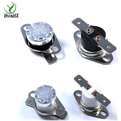 China KSD301 250v 10a hair dryer parts thermostat motor protector thermal protector KSD301 for sale