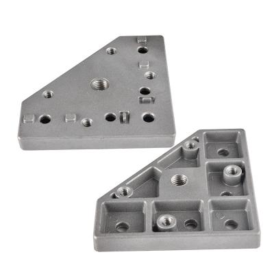 China Industrial PIVOT Foot Cup Connection Aluminum Panel Caster Top Plate for sale