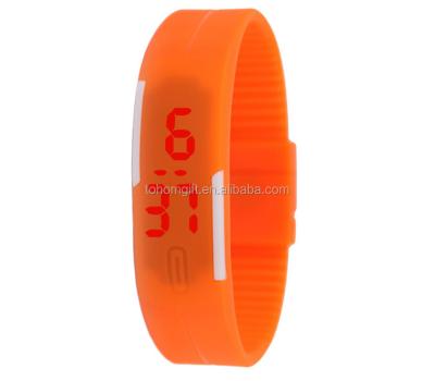 China New Cheap Fashion Sport Alarm Watch Silicone Rubber Digital Smart Wristwatches for sale