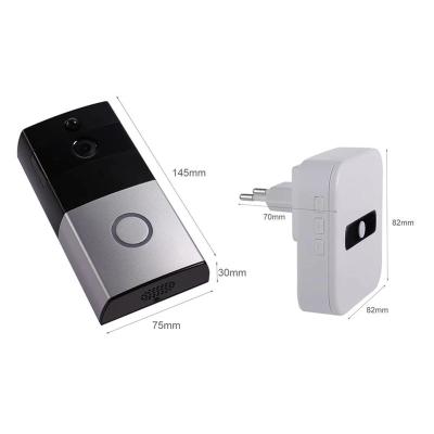 China New High Quality 720p Hd Wifi Smart Home Wireless Door Bell Enabled Security Camera Walkie Talkie Video Intercom Door Bell for sale