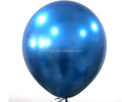 China Advertising Toy Promotional Gift 12inch Size Metal Pearl Latex Chrome Metallic Balloon For Party for sale