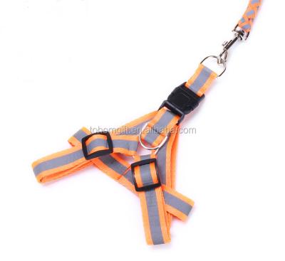 China Wholesale Custom Adjustable Soft Sustainable All Size Dog Pet Harness With Reflective Tape for sale