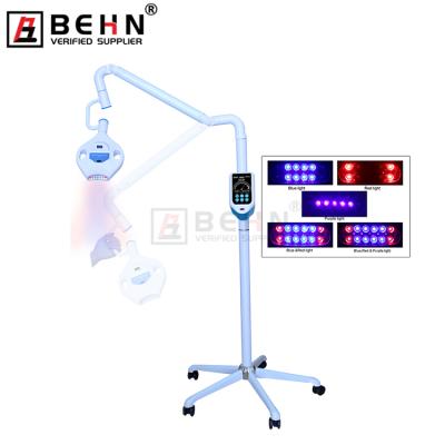 China Digital Indicator With CE Audio Feedback 17 LED Dental Teeth Whitening Lamp High Power Dental Teeth Whitening Light LED Whitening Unit Machine Bleaching Lamp for sale