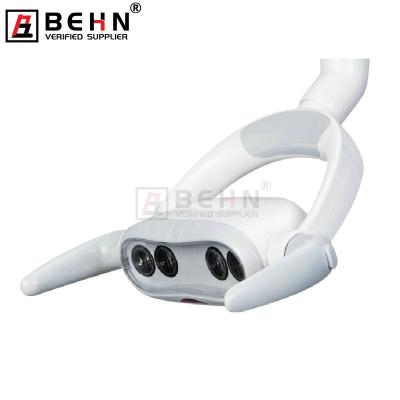 China BEHN Plastic Equipment For Chair Dental Unit Beige Shadowless Operating LED Oral Lighting Lamp With Sensor for sale