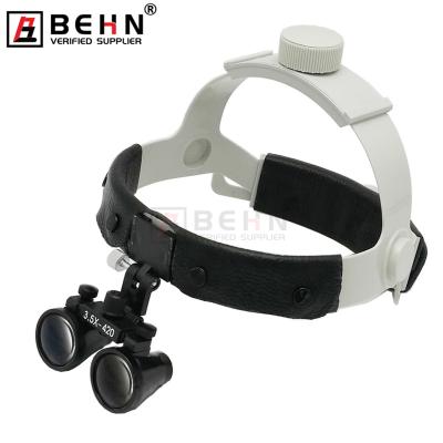 China Headband With LED Light Headlight Medical Dental Surgical Glass Optical Magnifying Glasses ENT Portable Led Binocular Loupes For LABORATORY Surgery /Product for sale