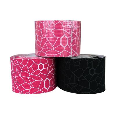 China KT Sports Kinesiology Physiotherapy Waterproof Sports Strapping Tape For Muscle Relief Custom Printed Logo for sale