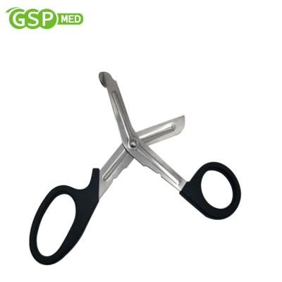 China China Medical Manufacturer Water Resistant Medical Scissors 19cm Bandage Scissors With Tape for sale