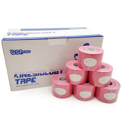 China Wholesale Medical Surgical Kinezio Kinesiology High Quality Sports Care Support And Tape 5cm*5m for sale