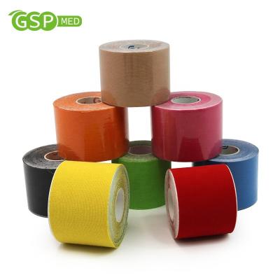 China Colorful Sports Protective Fashion Brand Sport Protect Therapy Muscle Tape Kinesiology Tape for sale