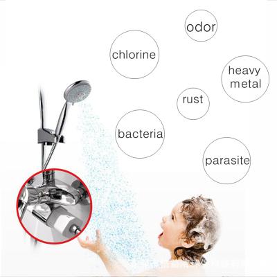 China Wholesale Universal Household Shower Water Filter Vitamin C Filter Shower Head For Babyshower Water Purifier for sale