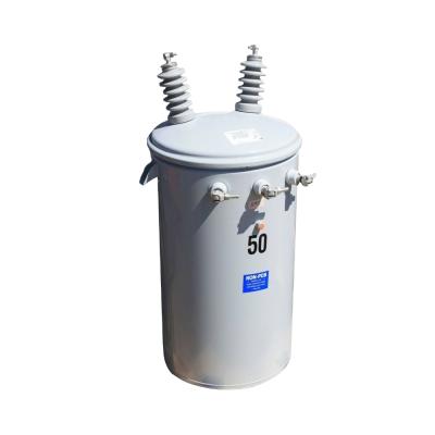 China Competitive Price Pole Power Single Phase 11 KV Oil Immersed Transformer 16 KVA Transformer 50 KVA Oil Transformer for sale