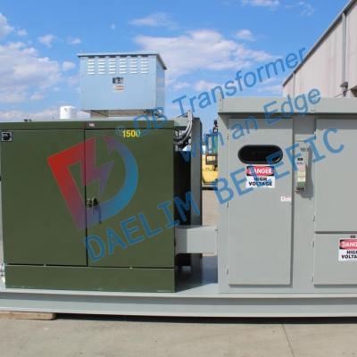 China Three Phase Distribution System Protection Mounted Transformer 2000 KVA Platform Rack Transformer for sale