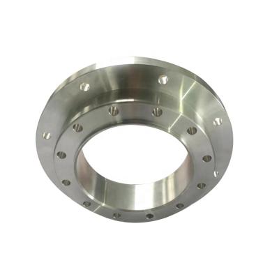 China Hot Sale Power Aluminum Flange CNC Precision Forging 6A02 Drilling Weld Neck Aluminum Flange Ring for sale