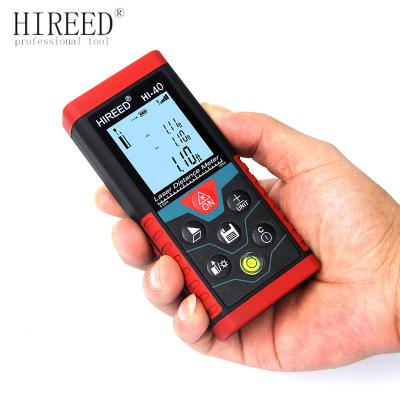 China HIREED Laser Distance Meter 40m Laser Band Rangefinder HI40 for sale