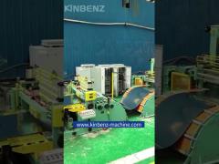 Flying Shear Cut To Length Production Line With Double Automatic Stacker