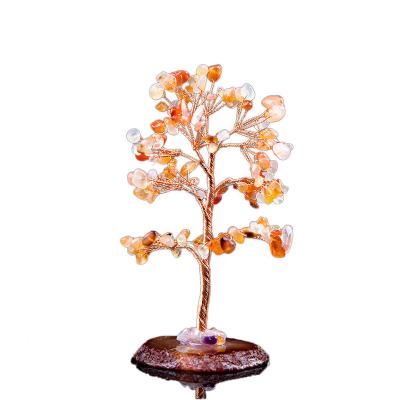 China China Wholesale Hot Sale Natural Crystal Tree Lucky Tree Money Christmas Tree Decorations for sale