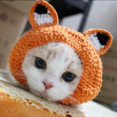 China Amazon Cartoon Fox Halloween Cat Accessories Puppy Apparel Christmas Handmade Viable Outfits for sale