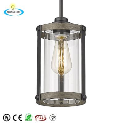 China Modern Indoor Lights Home Lighting Retro Cylindrical Shape Ceiling Light Chandelier for sale