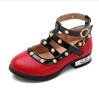 China czm12351a spring autumn girl shoe fashion light girls shoes rivet girls shoes for sale