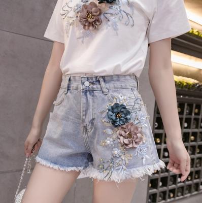 China CZM12192A New Style Viable Women Shorts Knit Summer Ladies Female Short Shorts for sale